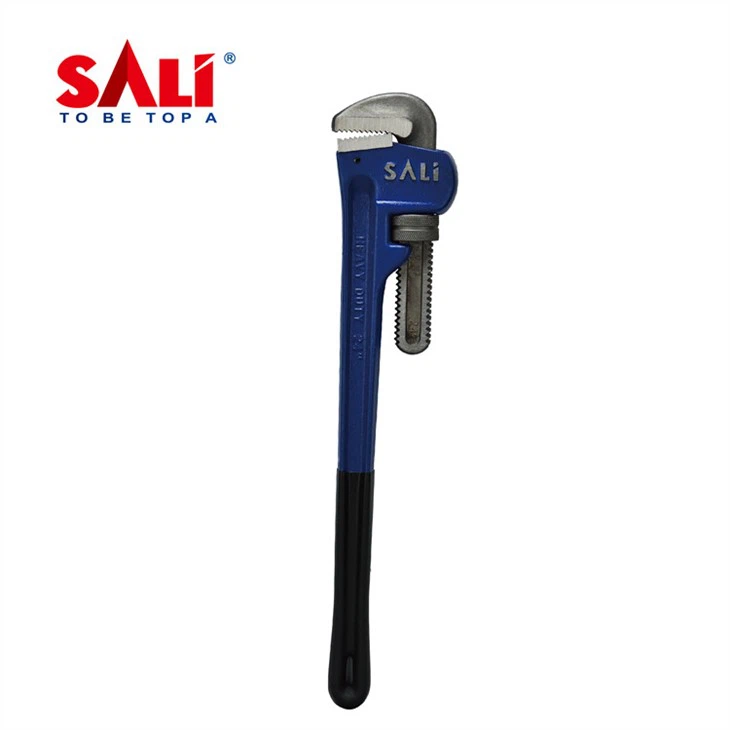 SALI Heavy Duty Pipe Wrench With Rubber Grip